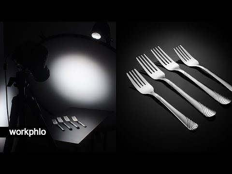 Capturing Cutlery Photography with 1 Light | Setup & Photoshop