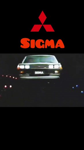 Classic GH Mitsubishi Sigma 1980s Advert
