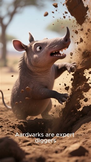 Aardvark fact and living style | Animals Facts#animals #aardvark #wildlife #wildlifeshorts #wild