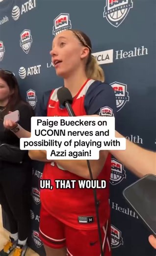 Paige knows Azzi a Dallas Wing! #BLEEDBLUE #WINGSUP