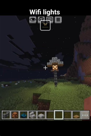 Working Automatic LAMP in #minecraft ! #shorts #minecraftshorts