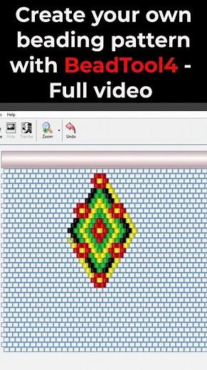 Create Your Own Pattern with BeadTool4 + Full Tutorial #beadingtutorials #beadingpattern #diy