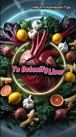 Top 10 Foods to Detoxify Your Liver & Boost Liver Function 💚 #liver #detox #health