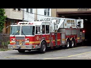 PFD Ladder Tower 6, Battalion 11 & Engine 5 Responding