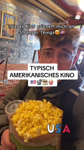 Erstes Erlebnis im typisch amerikanischen Kino
