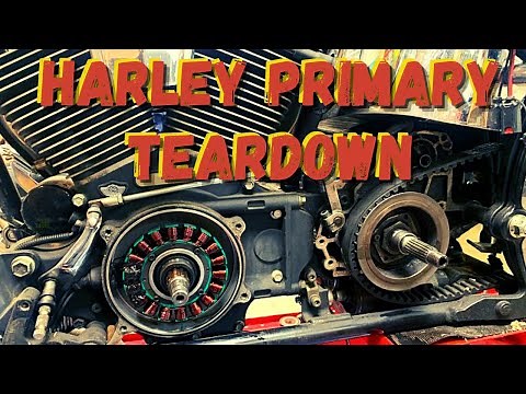 Harley Softail Primary Disassembly Part 1
