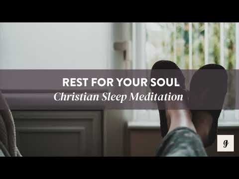Christian Sleep Meditation: Rest for Your Soul with Bible Verses & Guided Relaxation