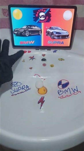 BMW vs Supra #shorts #supra #bmw #battle #reels