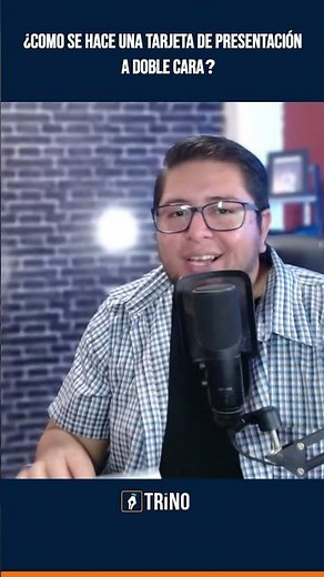 ¿Cómo hacer una tarjeta de presentación doble cara?