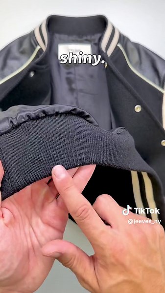 This is how a luxury dry cleaner cleans a $3,300 @celine varsity jacket ! The main focus was the black grease at the right arm which required dry side solvent cleaning and a quick paint job. After that I went to work cleaning the entire piece by hand. What do you think? #luxury #drycleaning #celine #handcleaning #celinejacket #luxurygarment #highfashion #couture #couturefashion #dryclean #handclean #explained #diy #howto