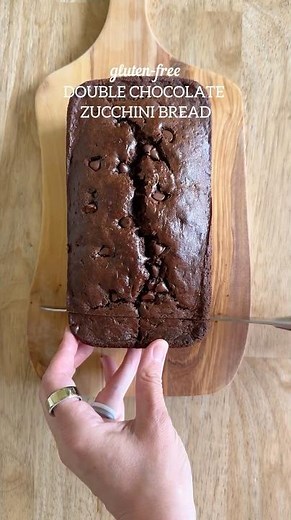 Gluten-Free Double Chocolate Zucchini Bread!