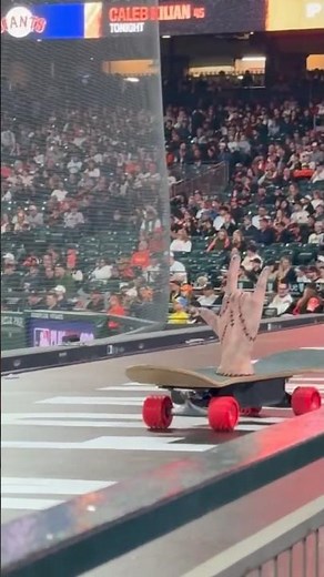 Thing lending a hand in the stands at #OpeningNight