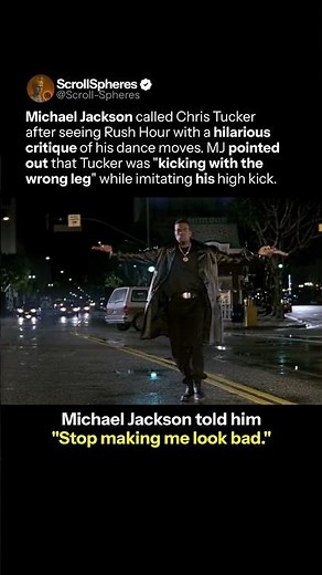 Michael Jackson Called Chris Tucker For This - Rush Hour Scene