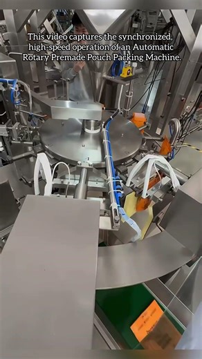 Rotary Premade Pouch Packing Machine in Action