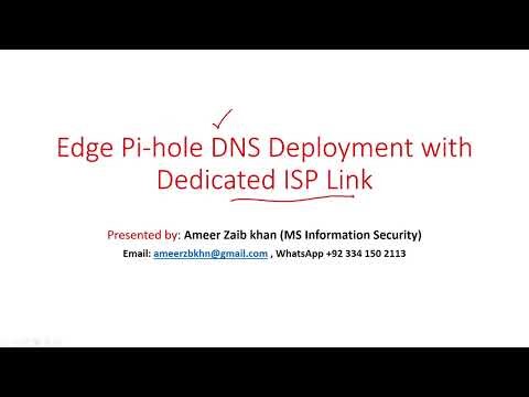 Edge Pi-hole DNS Deployment with Dedicated ISP Link | Advanced Network Setup Guide