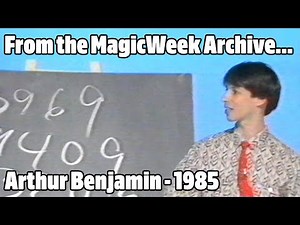 Arthur Benjamin - 'mathemagics' - The Paul Daniels Magic Show - 1985