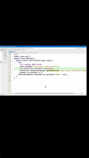 04 20 Practical steps for MySQL JDBC connectivity 22of32