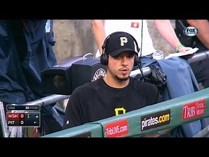 WSH@PIT: Morton gets pelted by seeds during interview