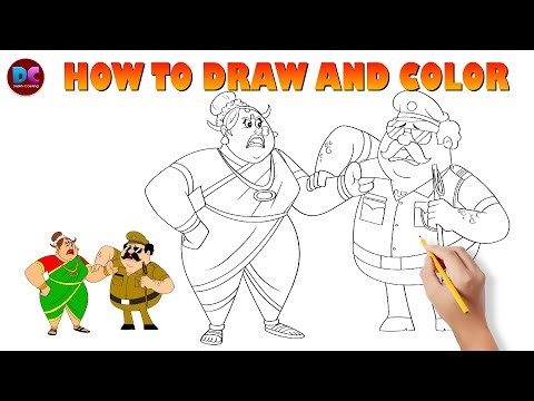 How To Draw And Color Hawaldar Karate