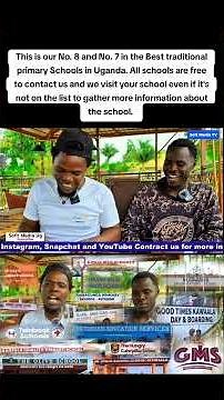 These are our No. 8 and 7 in the best traditional primary schools in Uganda🇺🇬 #schools