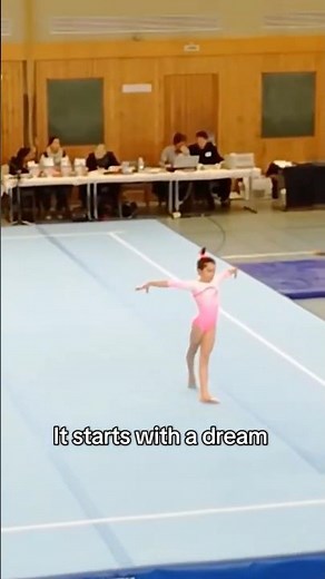 Everything starts with a dream 💭💗 #dtb #sports #turnteamdeutschland #gymnastics #turnen #dream