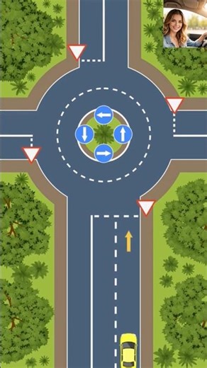 New drivers often make mistakes in roundabouts❌🔘 #drivingtips #drivinglessons