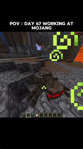 Pov : Day 67 working at Mojang #minecraft#shorts