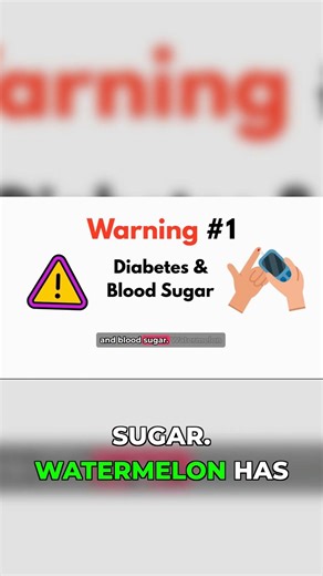Is Watermelon Ruining Your Blood Sugar? #health #shorts