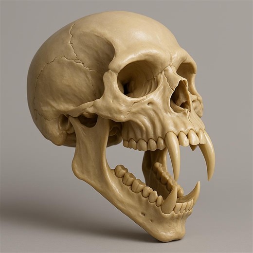 A 3D Printed Vampire Skull Gothic Horror Decor LARGE Size - Etsy