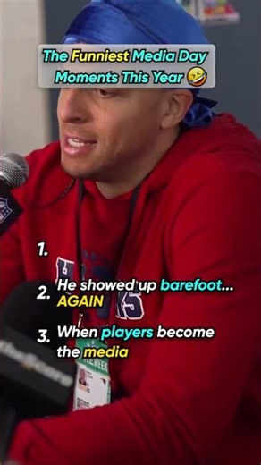 The Funniest Media Day Moments This Year 😂