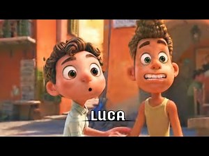 SEA MONSTER BUT PRETENDING TO BE A HUMAN‼️ LUCA 2021 STORYLINE IN ENGLISH