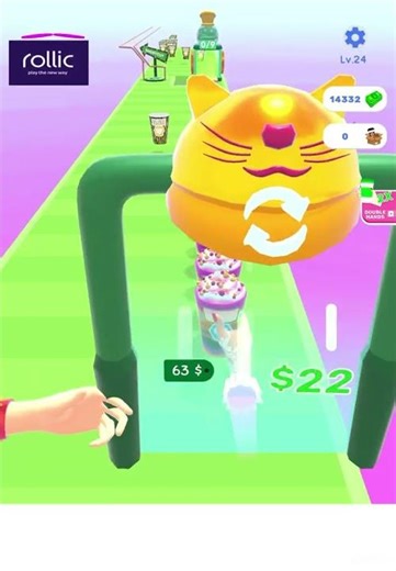 Coffee Stack gameplay (Level 23 and 24)