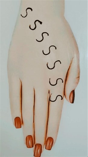 very easy hand mehndi design for beginners | mehndi lagane ka sabse aasan tarika | mehndi design ||