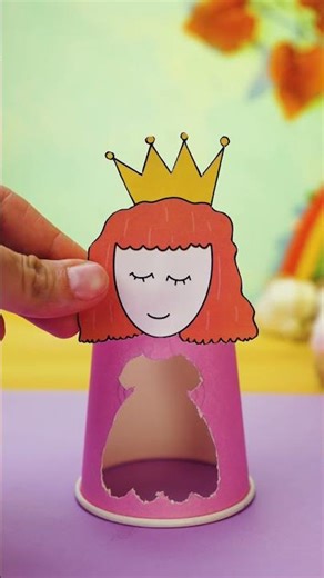 Transform Paper Cups into Enchanting Princess Dresses! 🎀✨ #DIY