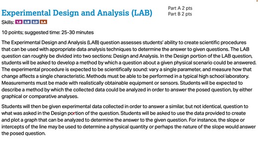 AP Physics 1(AP物理1)简答题中实验题的套路及解析