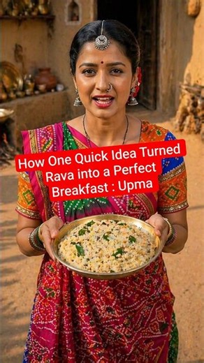How One Quick Idea Turned Rava into a Perfect Breakfast : Upma #foodhistory #food