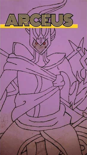 how to draw arceus #trend #anime #pokemon #art