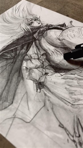 Deedlit Flowing Cloak and Hair | Record of Lodoss War Reimagined Fanart
