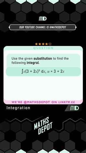 ⭐️⭐️⭐️⭐️ Can you use substitution to integrate this expression… #MathWizards #Integration #DiscoverMath #ALevelMaths #TikTokEdu