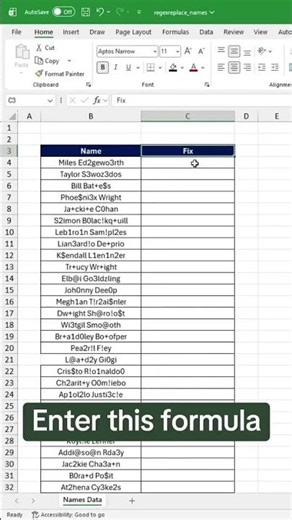 Excel Secret to Clean Data Instantly 🤯