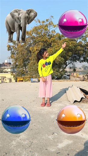 pacman Today Elephant beer Elephant bear Rabbit & cat funny vfx new magic video