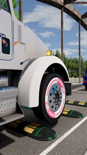 Colorful Cars vs Speed Bumps #89 | BeamNG.drive