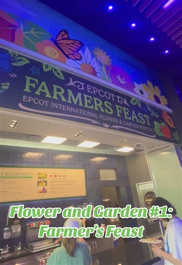 A new mini series, perhaps?👀🌼 #disneyworld #disneyparks #epcot #flowerandgardenfestival #disneyfood