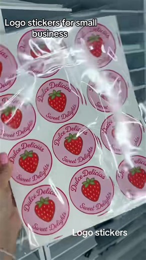 Logo stickers for small businesses - vinyl logo sticker ideas