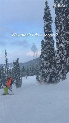 Bikat Adventures | Treks & Expeditions on Instagram: "Day one is awkward. Day three hurts. And then one day… it starts to feel right. That moment when fear gives way to control — that’s what learning a skill really feels like. If you’ve ever wanted to experience that, you know where to find us. (skiing, learn skiing, ski course, ski training, beginner skiing, ski lessons, how to ski, ski life, ski practice, skiing in india, gulmarg skiing, gulmarg ski course, kashmir skiing, himalayan skiing, in