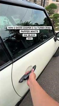 FOR SALE MINI 3 DOOR COOPER S 1.6 TURBO R56 (2014)-PAPPER WHITE #minicooper #mobilbekas #mini3door