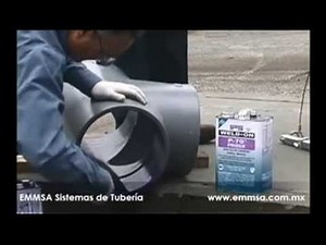 Cementado de Tuberías PVC/CPVC (Diámetros Grandes)