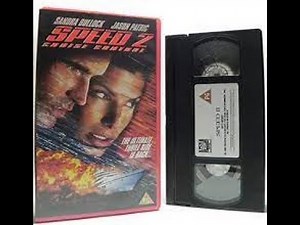 Original VHS Opening and Closing to Speed 2 Cruise Control UK VHS Tape