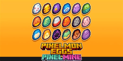 101 Pixelmon Egg Icons by PixelmineStudio