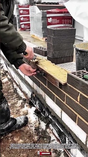 Smart Masonry Tool for Perfect Bricklaying